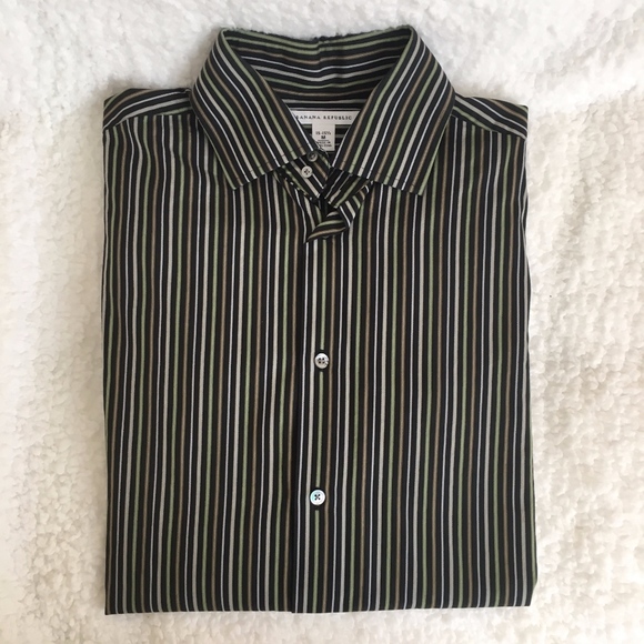 NWOT-Banana Republic Men's Shirt Medium - Picture 1 of 3